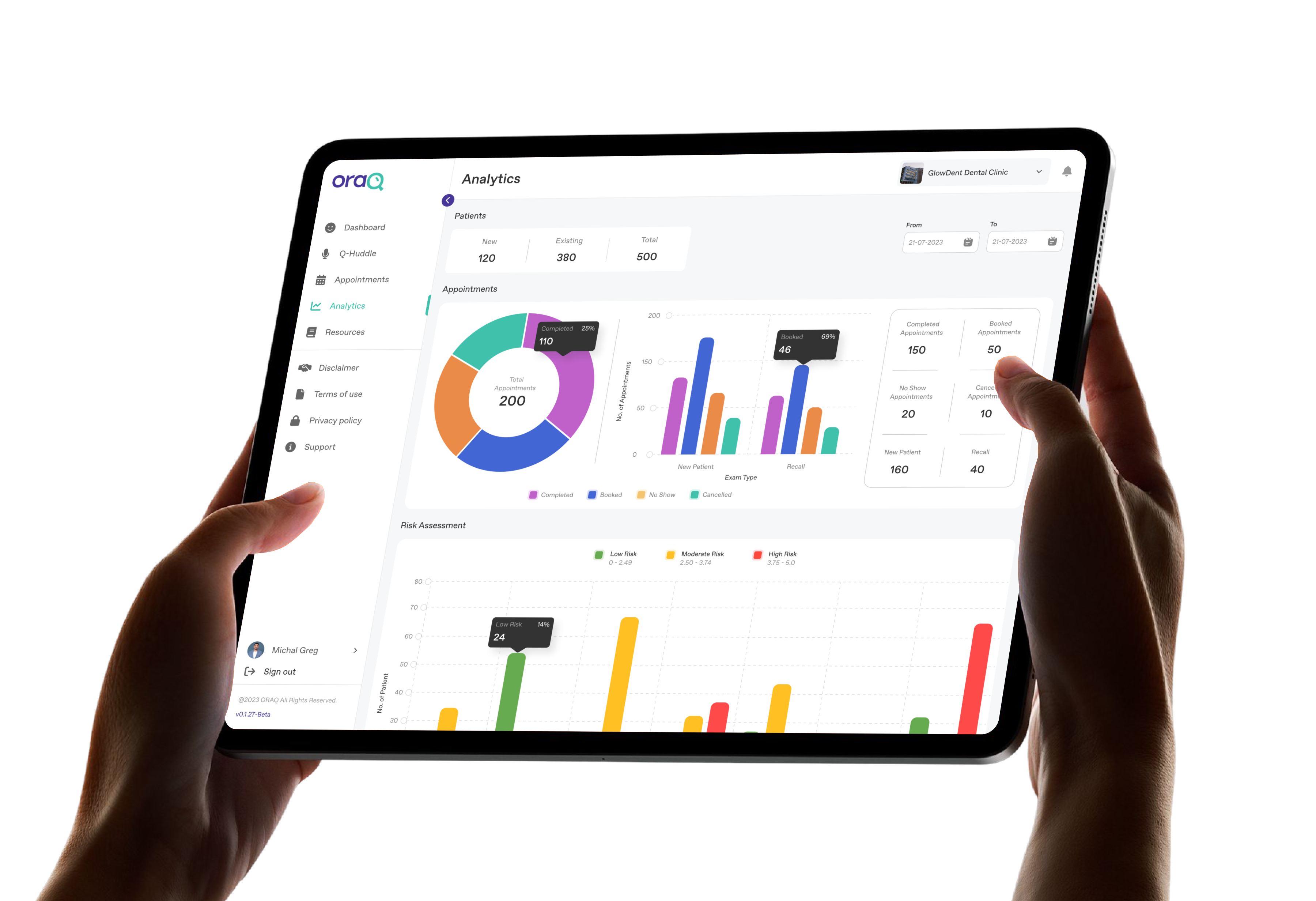 OraQ Hero Tablet