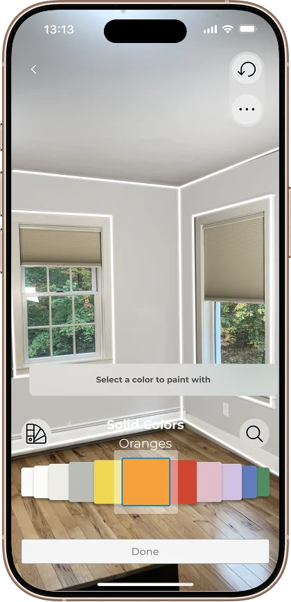 select a color