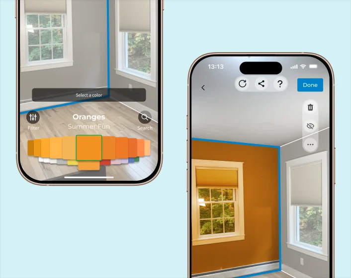 select wall color