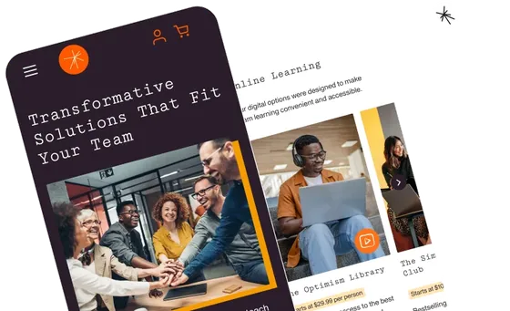 Simon Sinek Optimism Learning Platform Mobile Application Mockup Screens