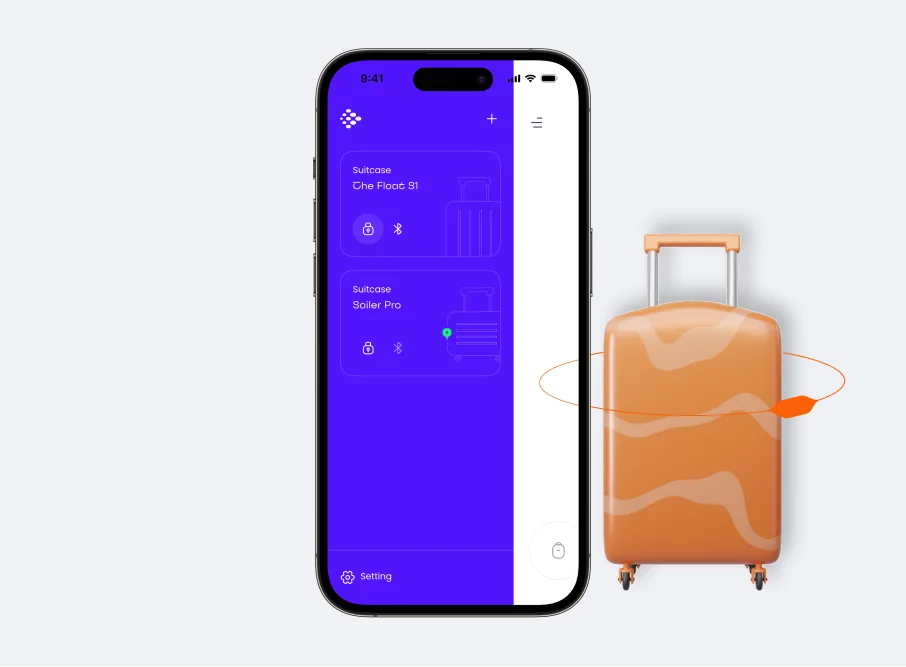 Track Suitcase Through Appe