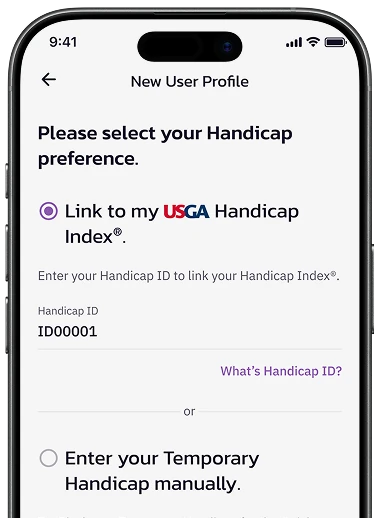 TeeRival mobile app screen showcasing automated USGA handicap calculations